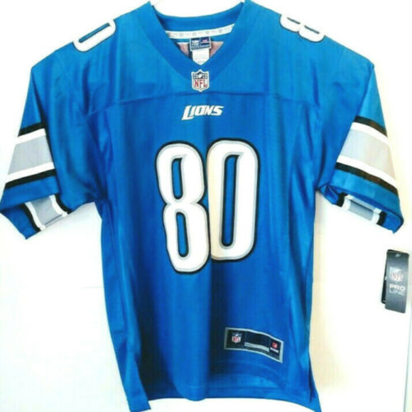 Detroit Lions Fauria NFL Pro Line Mens Sz S Jersey - Picture 1 of 8